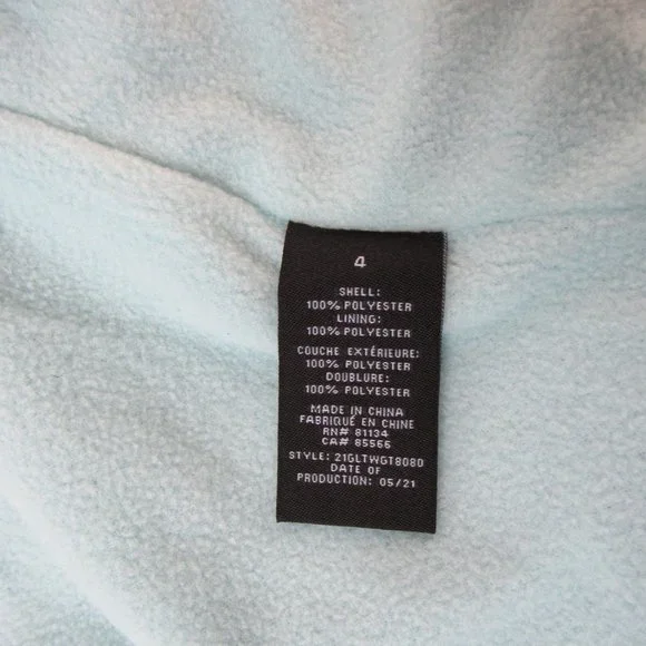 Whales Tail Outerwear Winter Hooded Jacket Girls Size 4 - Picture 6 of 7